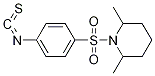 1-[(4-ISOTHIOCYANATOPHENYL)SULFONYL]-2,6-DIMETHYLPIPERIDINE structure