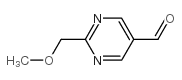 2-(methoxymethyl)pyrimidine-5-carbaldehyde结构式
