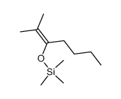 trimethyl((2-methylhept-2-en-3-yl)oxy)silane Structure