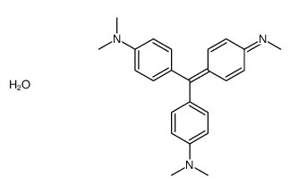 [4-[[4-(dimethylamino)phenyl][4-(methylamino)phenyl]methylene]cyclohexa-2,5-dien-1-ylidene]dimethylammonium hydroxide结构式