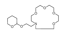 N-(2-pyranyloxyethyl)-4-aza-15-crown-5结构式