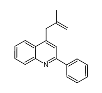 4-(2-methylallyl)-2-phenylquinoline结构式