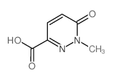 1-甲基-6-氧代-1,6-二氢哒嗪-3-羧酸结构式