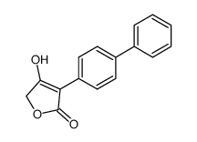 3-Biphenyl-4-yl-4-hydroxy-5H-furan-2-one结构式