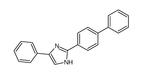 2-Biphenyl-4-yl-4(5)-phenyl-imidazol结构式