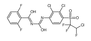 N-[[2,3-dichloro-4-(2-chloro-1,1,2-trifluoroethyl)sulfonylphenyl]carbamoyl]-2,6-difluorobenzamide结构式