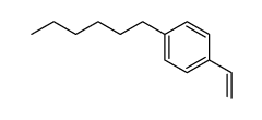 1-hexyl-4-vinylbenzene Structure