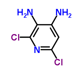 2,6-Dichloropyridine-3,4-diamine Structure