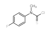 N-(4-FLUOROPHENYL)-N-METHYLTHIOCARBAMOYL CHLORIDE structure