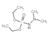 Phosphorohydrazidicacid, 2,2-dimethyl-, diethyl ester Structure