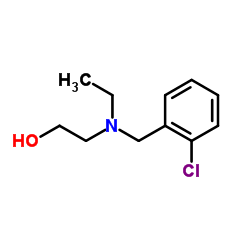 2-[(2-Chlorobenzyl)(ethyl)amino]ethanol结构式