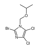 2-bromo-4,5-dichloro-1-(propan-2-yloxymethyl)imidazole Structure