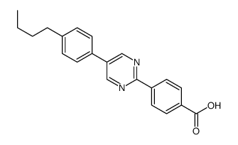 4-[5-(4-butylphenyl)pyrimidin-2-yl]benzoic acid Structure
