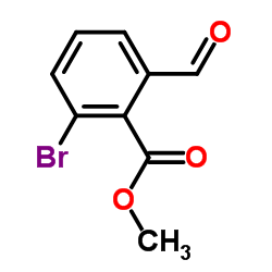 Methyl 2-bromo-6-formylbenzoate结构式