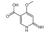 6-amino-4-methoxypyridine-3-carboxylic acid structure