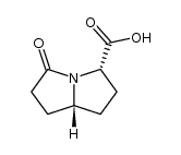 1H-Pyrrolizine-3-carboxylicacid,hexahydro-5-oxo-,cis-(9CI)结构式