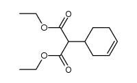 (Cyclohexen-3-yl-1)-malonsaeure-diethylester结构式