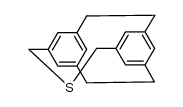 2-Thia[3.2.2](1,3,5)cyclophane结构式