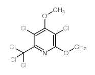 Pyridine,3,5-dichloro-2,4-dimethoxy-6-(trichloromethyl)-结构式