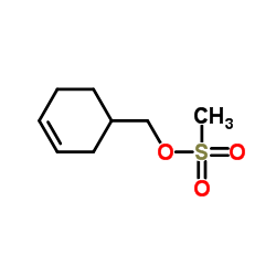 3-Cyclohexen-1-ylmethyl methanesulfonate结构式