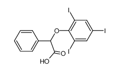 phenyl-(2,4,6-triiodo-phenoxy)-acetic acid Structure