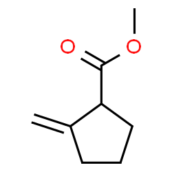 Cyclopentanecarboxylic acid, 2-methylene-, methyl ester (9CI)结构式