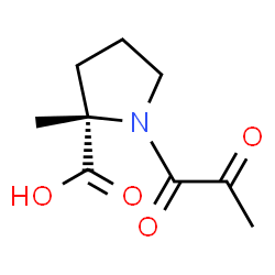 L-Proline,1-(1,2-dioxopropyl)-2-methyl- Structure
