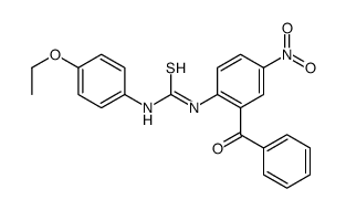1-(2-benzoyl-4-nitrophenyl)-3-(4-ethoxyphenyl)thiourea结构式