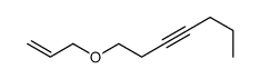 1-prop-2-enoxyhept-3-yne Structure