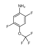2,5-difluoro-4-(trifluoromethoxy)aniline结构式