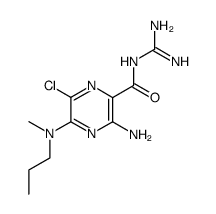 5-(N-methyl-N-propyl)amiloride结构式