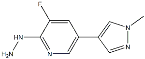 3-fluoro-2-hydrazinyl-5-(1-methyl-1H-pyrazol-4-yl)pyridine picture