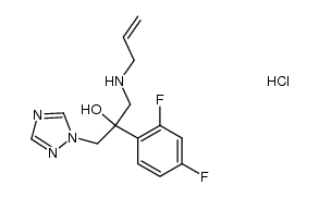 1-(allylamino)-2-(2,4-difluorophenyl)-3-(1H-1,2,4-triazol-1-yl)propan-2-ol hydrochloride Structure