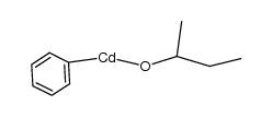 sec-butoxy(phenyl)cadmium结构式