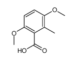 3,6-dimethoxy-2-methylbenzoic acid Structure
