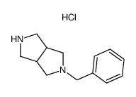 2-benzyl-octahydro-pyrrolo[3,4-c]pyrrole hydrochloride结构式