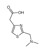 (2-Dimethylaminomethyl-thiazol-4-yl)-acetic acid结构式