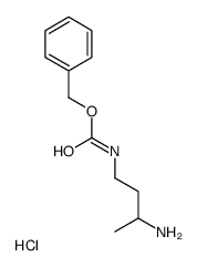 Benzyl (3-aminobutyl)carbamate hydrochloride (1:1) Structure