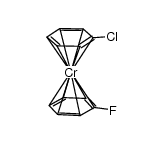 fluorobenzene(chlorobenzene)chromium结构式