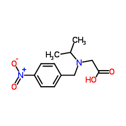N-Isopropyl-N-(4-nitrobenzyl)glycine结构式