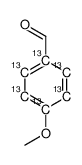 4-Anisaldehyde-13C6结构式