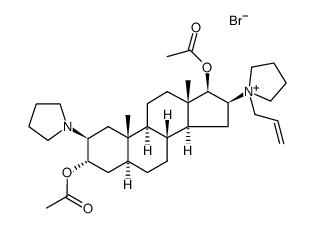 2-Pyrrolidinyl-3-acetyl Desmorpholinylrocuronium Bromide structure