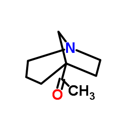 1-(1-氮杂双环[3.2.1]辛-5-基)-乙酮结构式