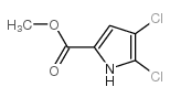 4,5-二氯-1H-吡咯-2-羧酸甲酯结构式