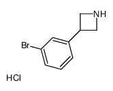 3-(3-bromophenyl)azetidine,hydrochloride Structure
