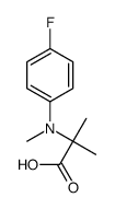 Alanine, N-(4-fluorophenyl)-N,2-dimethyl- structure