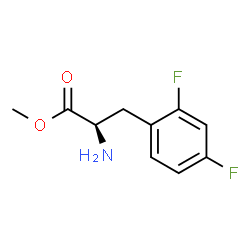 METHYL (2R)-2-AMINO-3-(2,4-DIFLUOROPHENYL)PROPANOATE结构式