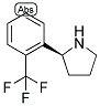 (S)-2-(2-(三氟甲基)苯基)吡咯烷结构式