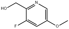 (3-Fluoro-5-methoxypyridin-2-yl)methanol structure