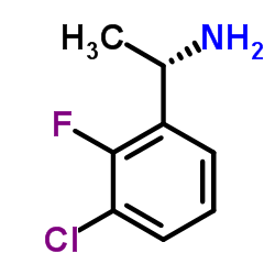 (S)-1-(3-chloro-2-fluorophenyl)ethan-1-amine structure